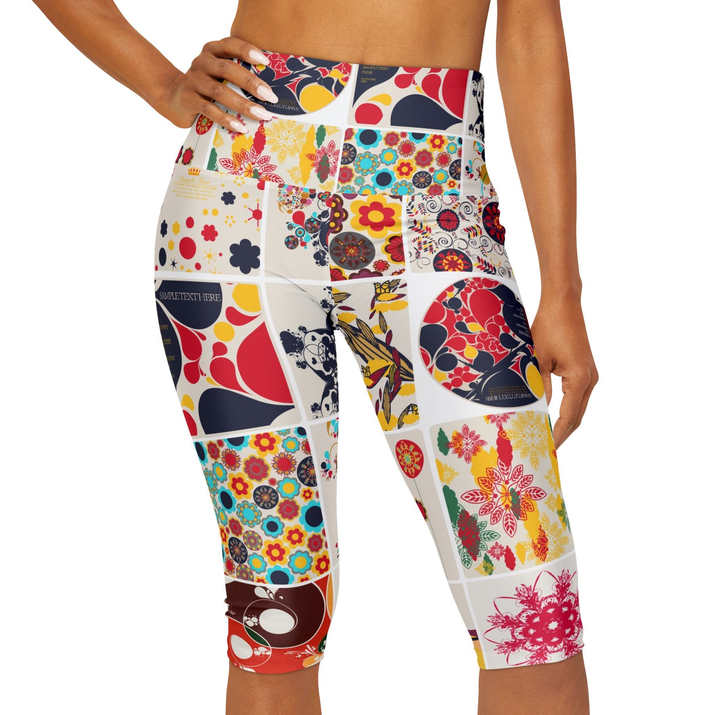 Yoga Capri Leggings (AOP)