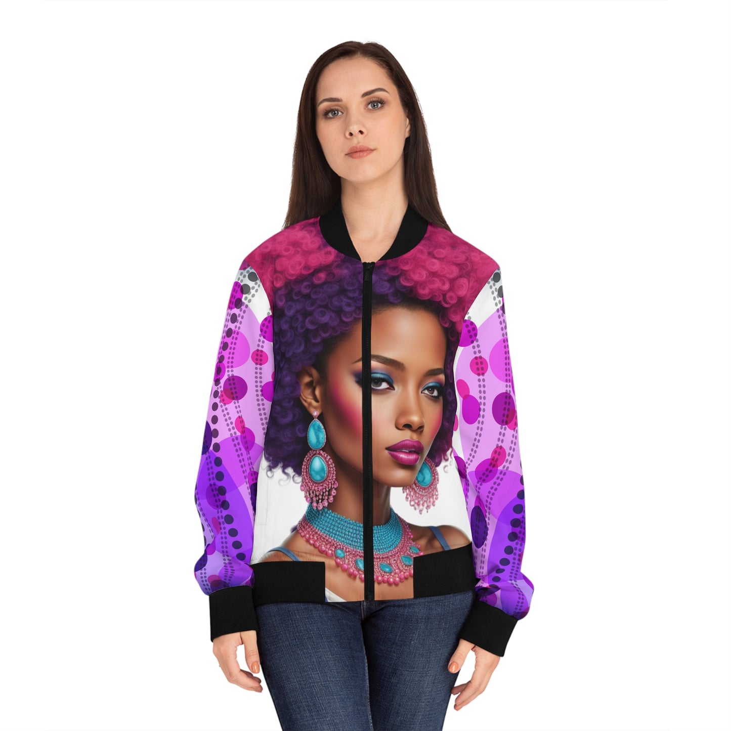 Women's Bomber Jacket (AOP)