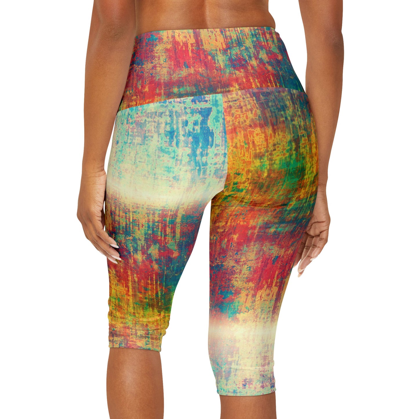 Yoga Capri Leggings (AOP)