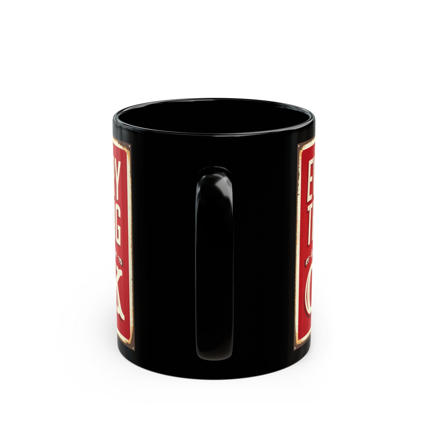 11oz Black Mug