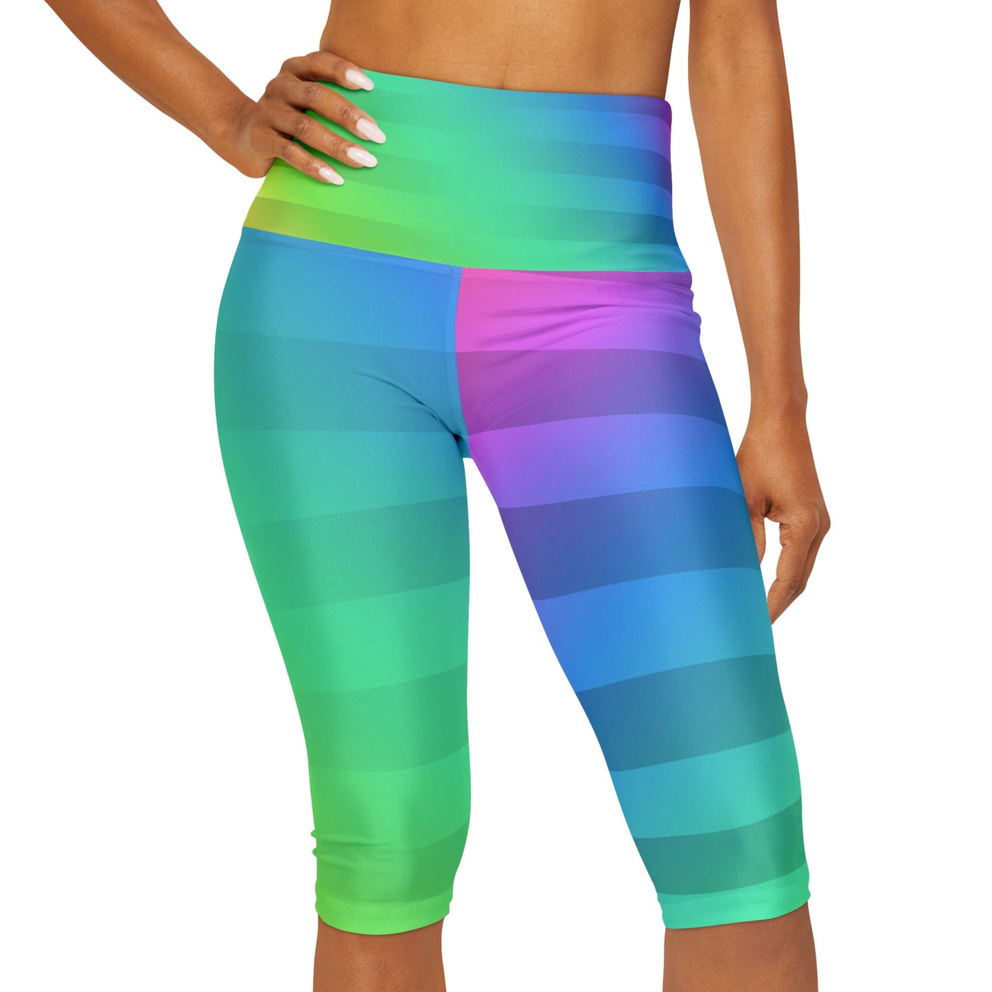 Yoga Capri Leggings (AOP)