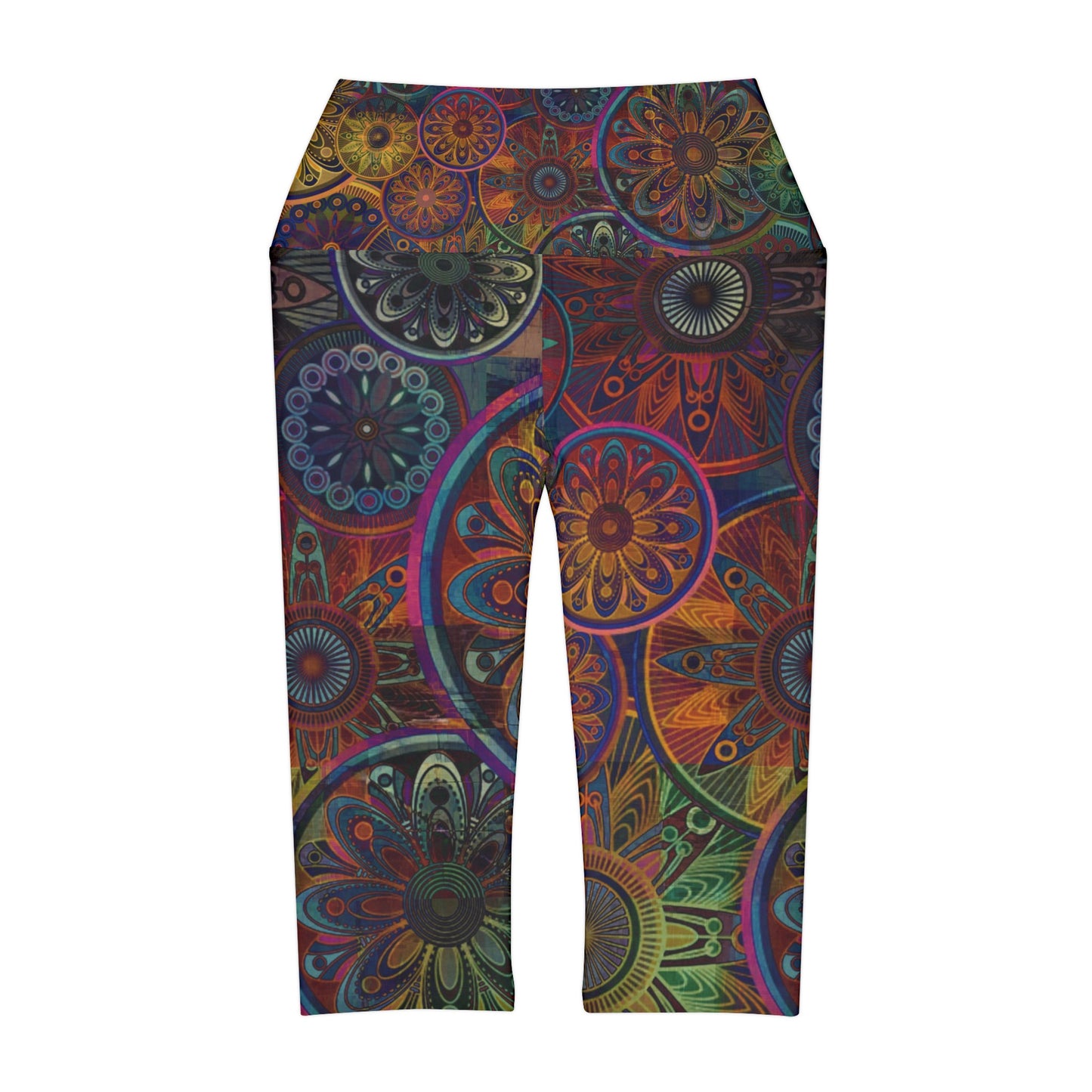 Yoga Capri Leggings (AOP)