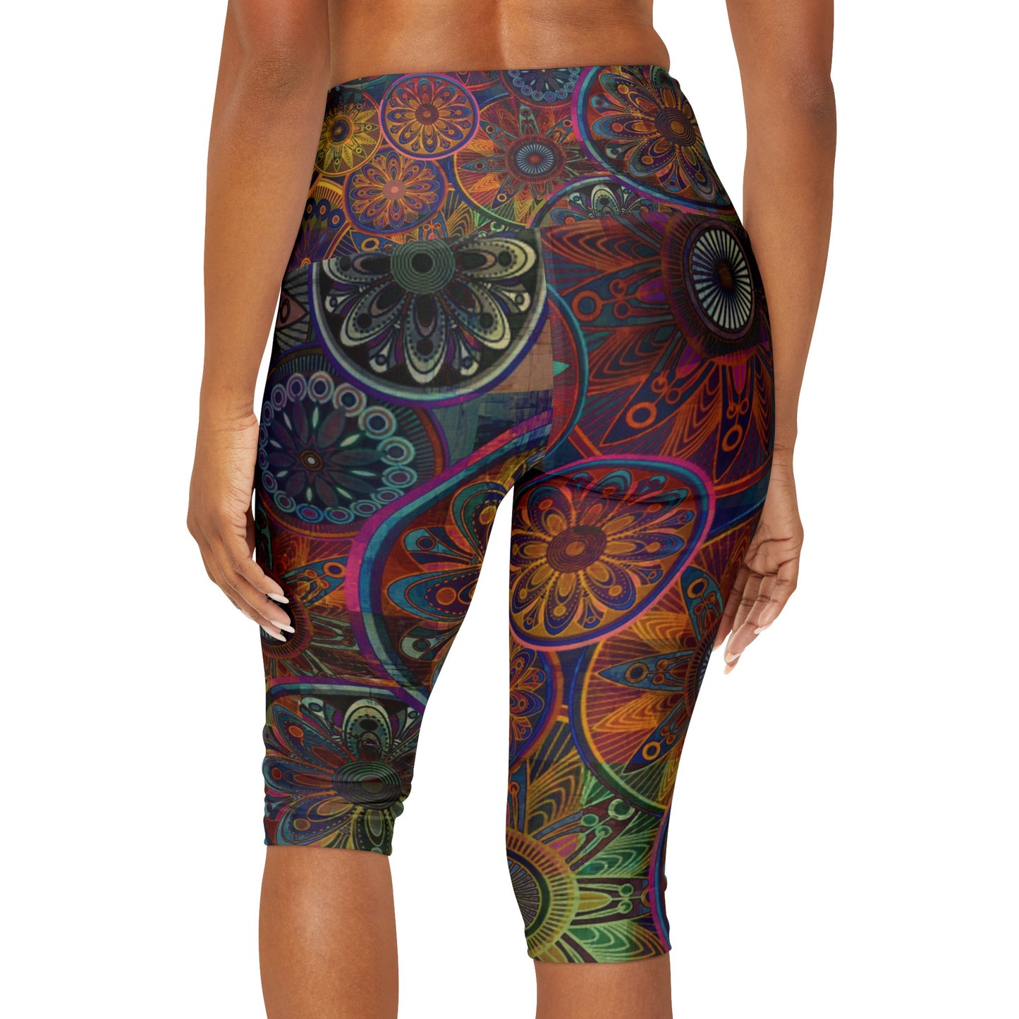 Yoga Capri Leggings (AOP)